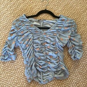 Zara size medium floral shirt